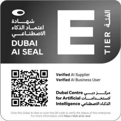 Dubai AI Seal Tier E Certified, Dubai Centre for Artificial Intelligence